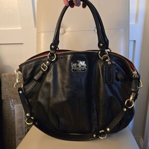 Coach Large Madison Sophia Satchel 15955 Black